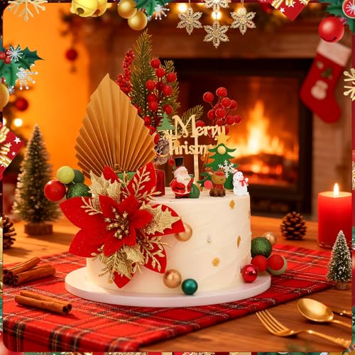 35 Piece Christmas Cake Topper Set T645555