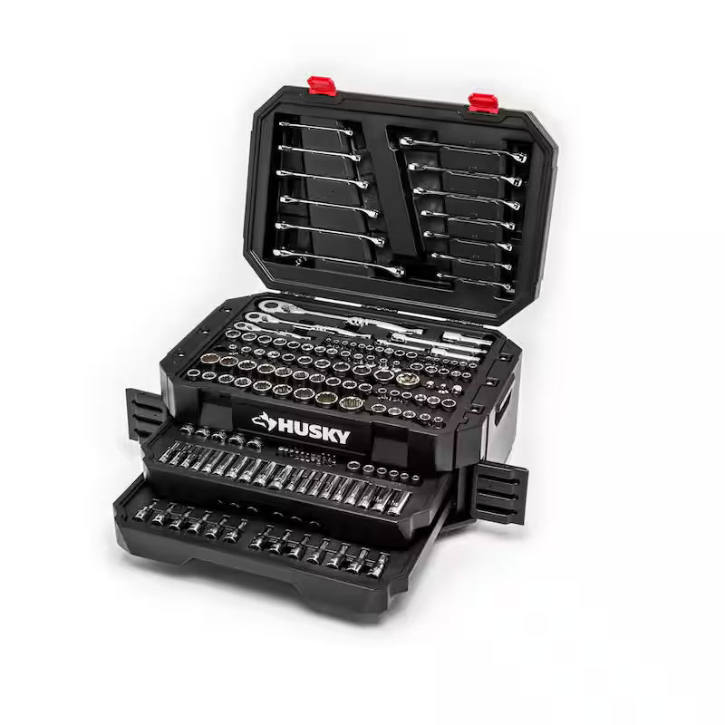 1/4 in., 3/8 in. and 1/2 in. 72-Tooth Ratchet Mechanics Tool Set (244-Piece) W16556