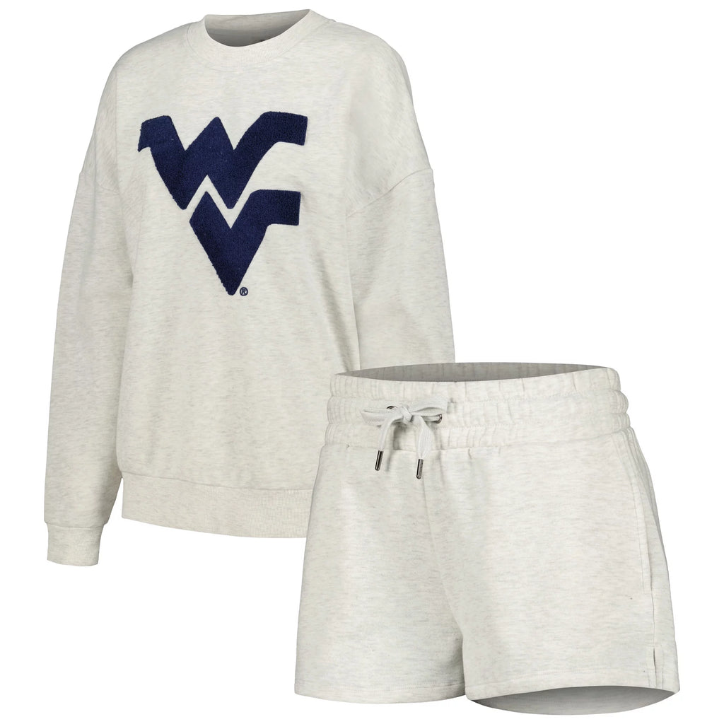 Ash Pullover Sweatshirt & Shorts Sleep Set X559
