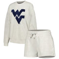 Ash Pullover Sweatshirt & Shorts Sleep Set X559