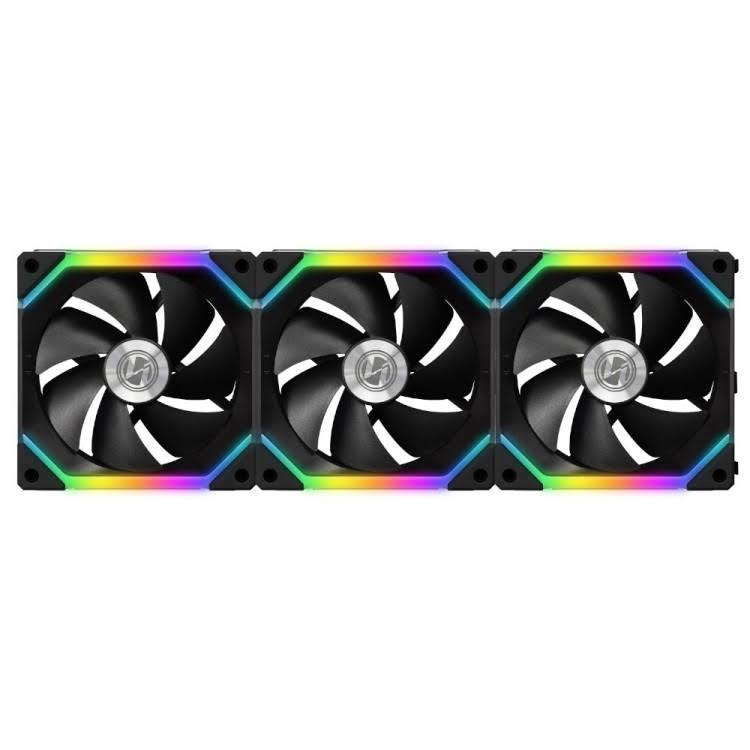 Black 3 Pack Fan with Controller B1955