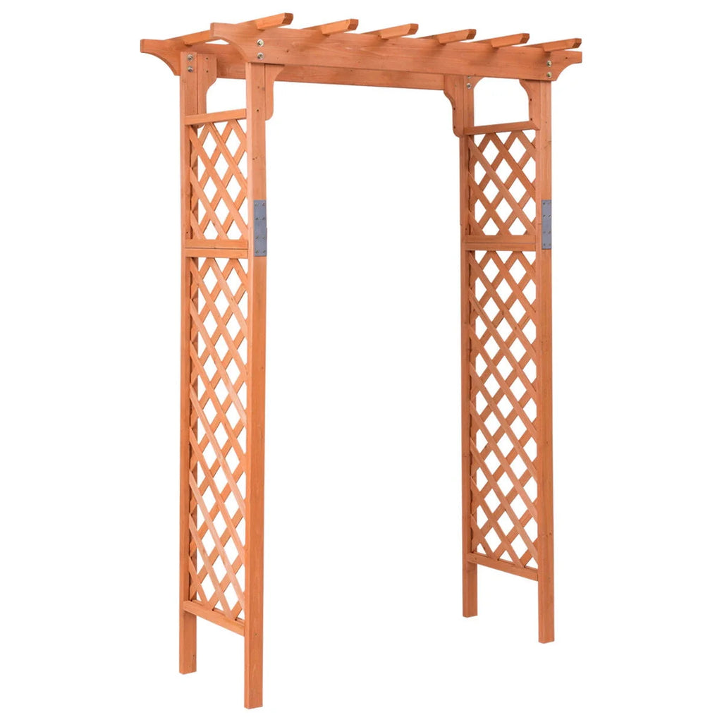Wooden Garden Arch Trellis Pergola X679