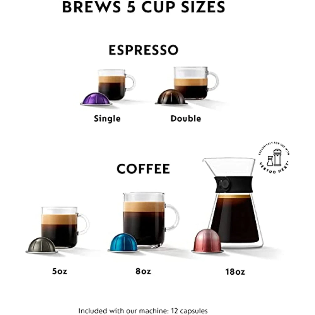 Black Single Serve Coffee and Espresso Machine K5410
