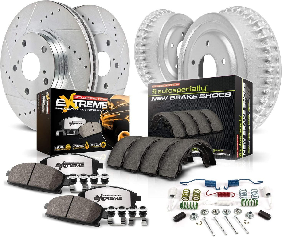 Front and Rear Carbon Fiber Ceramic Brake Kit B4209