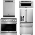 36 Gas Range, Refrigerator, Dishwasher and Microwave L4869