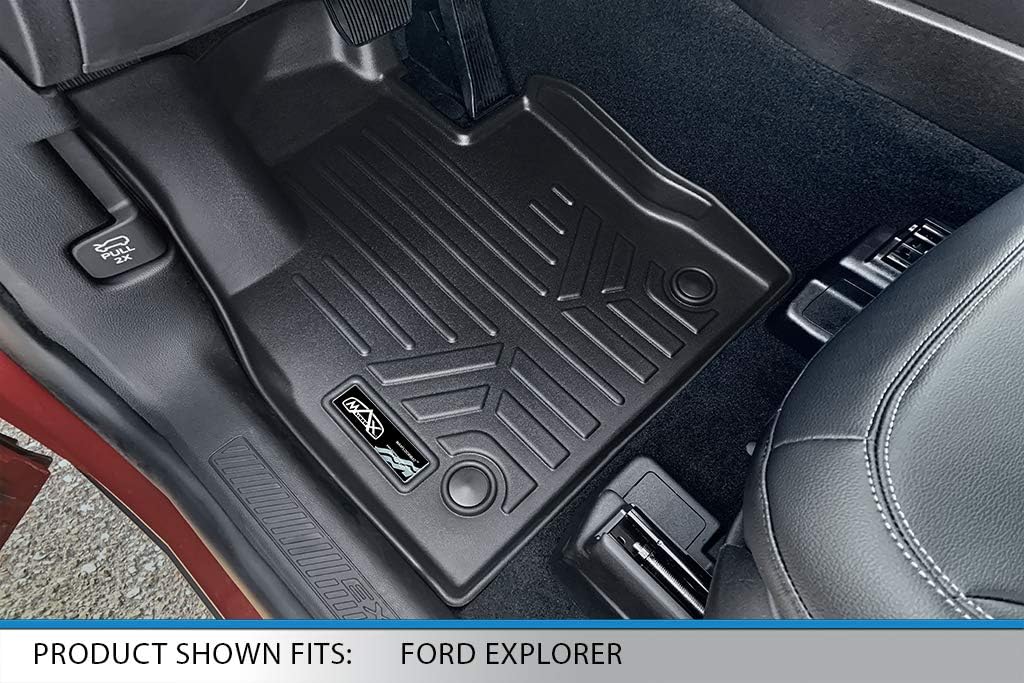 Black 3 Row Floor Mats and Cargo Liner Set S82779