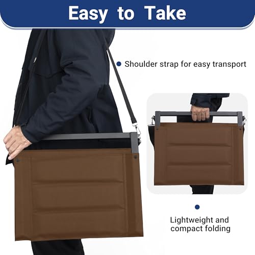 Portable Bleacher Seats with Back Support and Padded Cushion U21238