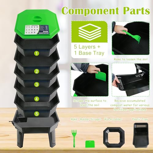 5-Layer Worm Composter Y2809