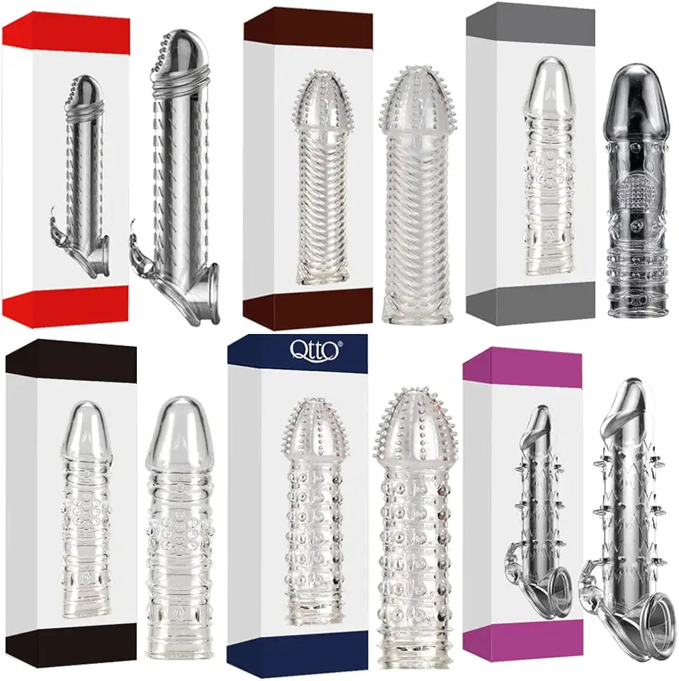 6 Piece Set Crystal Silicone Sheath X733773