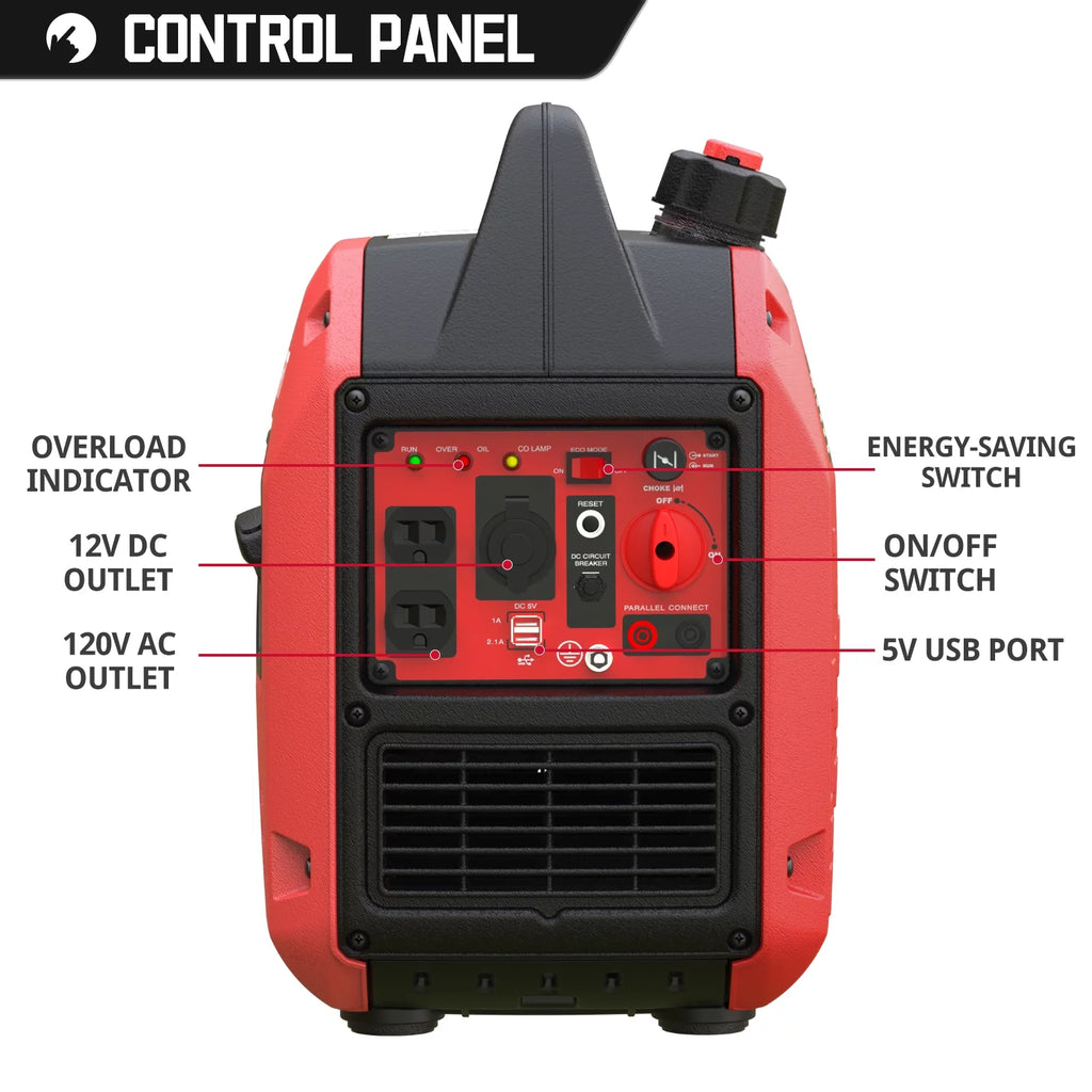 2500Watt Portable Inverter Gas Powered Generator A67310