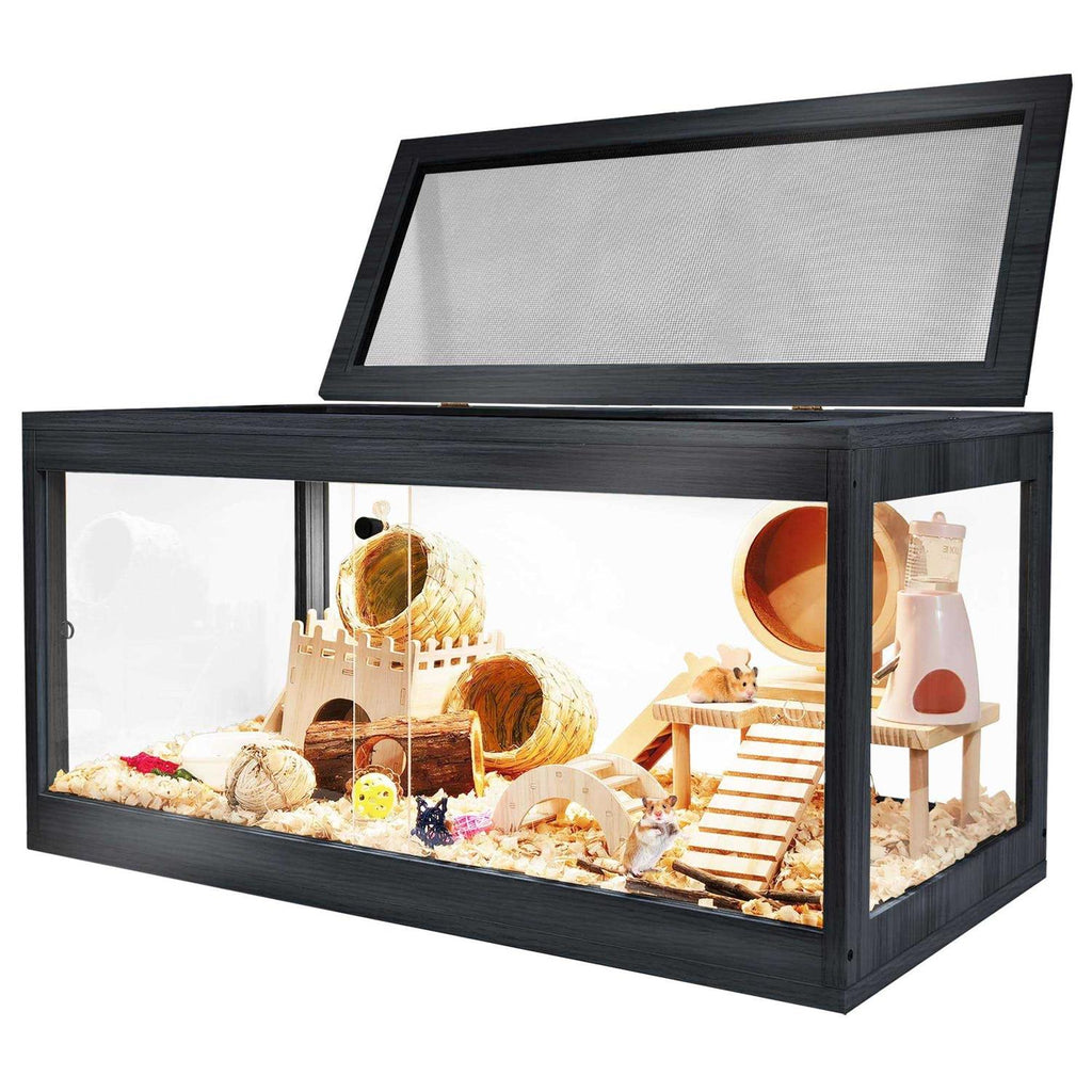 Wooden Hamster Cage with Acrylic Sheets U3487