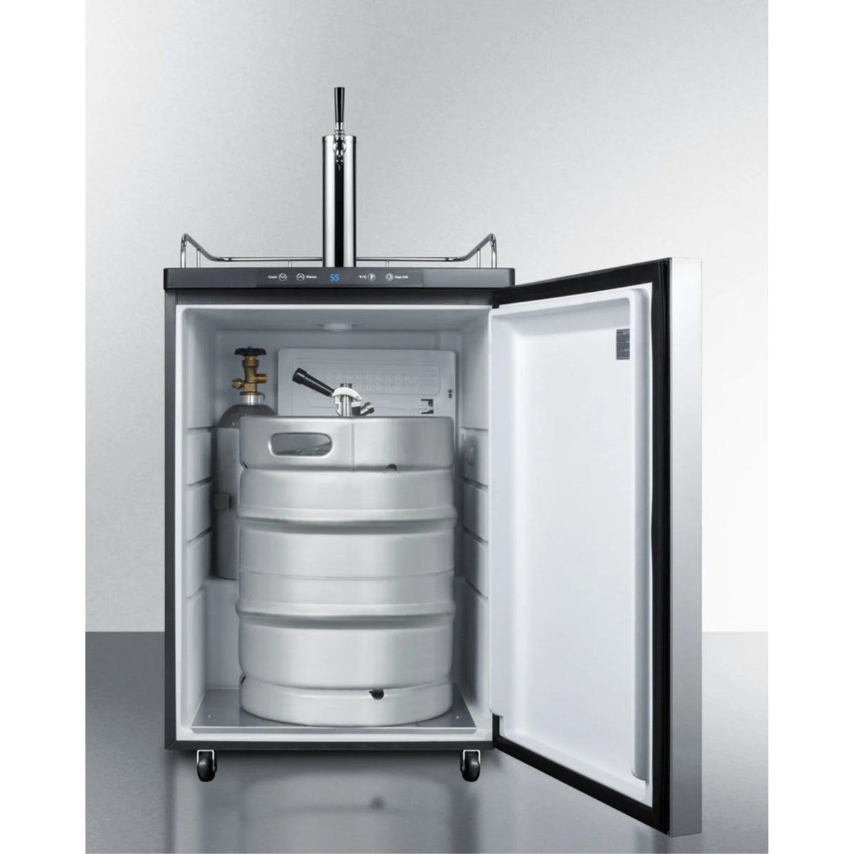 Built-in Beer Dispenser with Digital Thermostat and Stainless Steel Door B7110