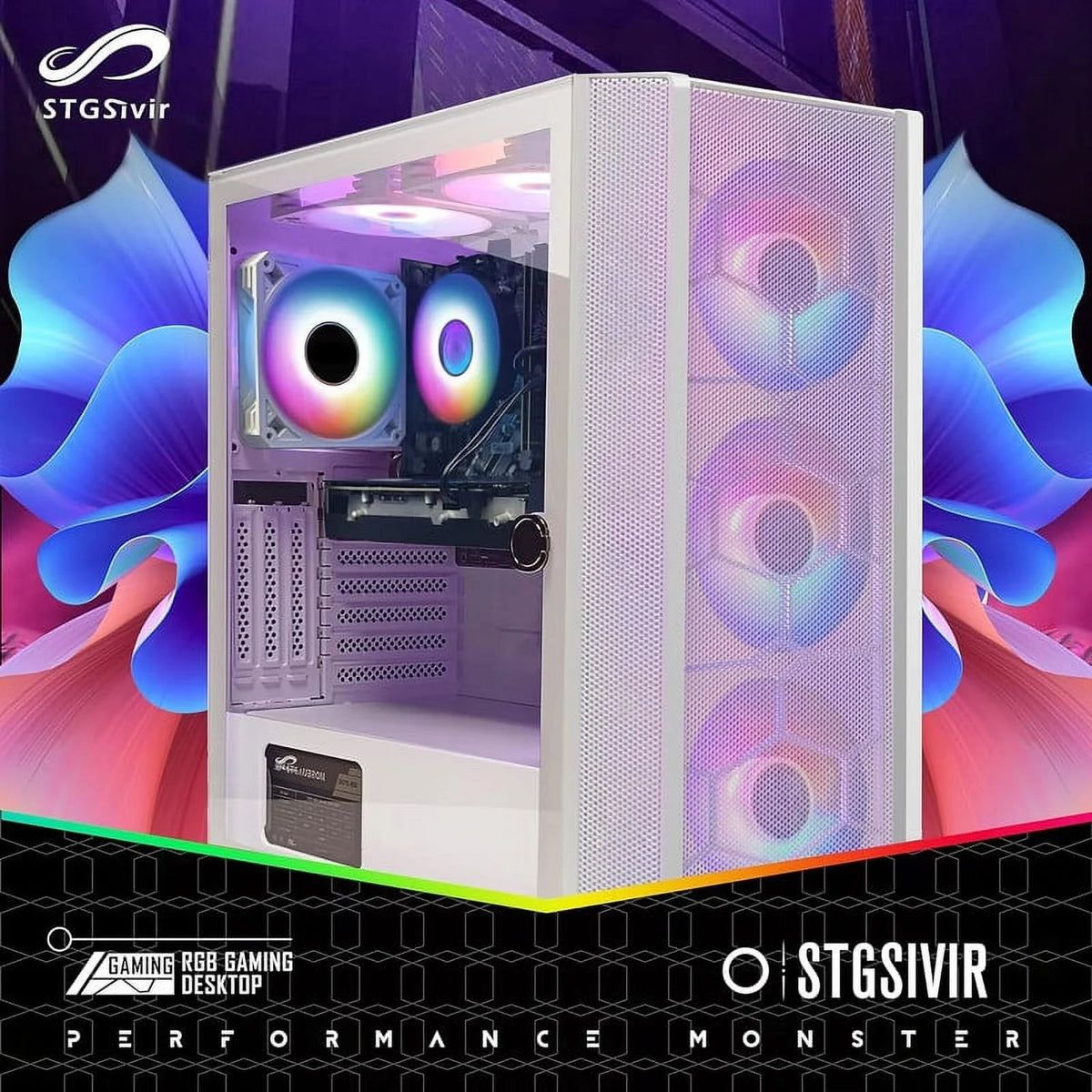 Gaming Desktop PC, Intel Core i7, 16G RAM, 1T SSD, Radeon RX 5600 XT S860796