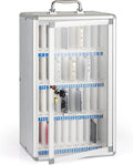Aluminum Alloy 36 Slots Cell Phones Storage Cabinet O62262