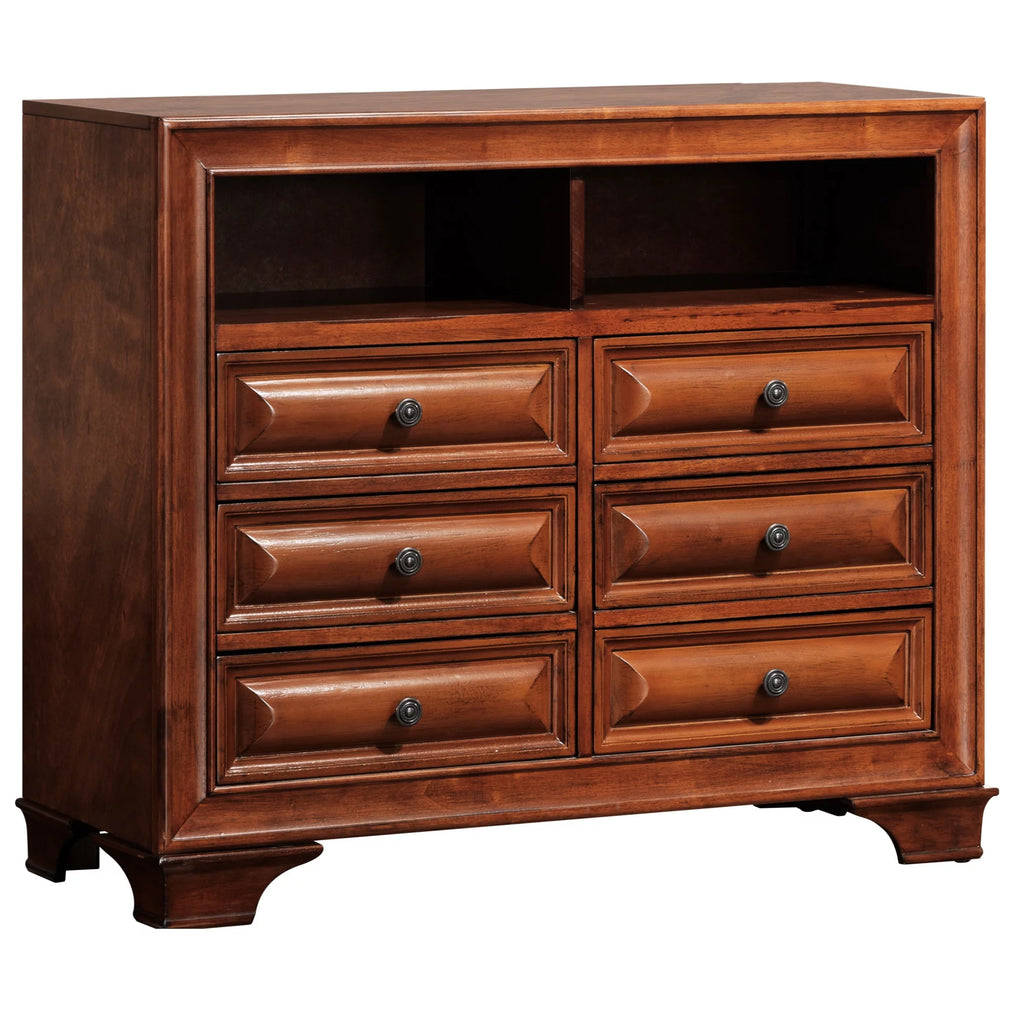 Oak 6-Drawer Chest of Drawers Q884
