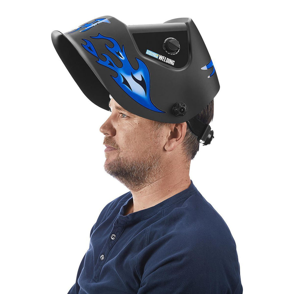 Blue Auto-Darkening Welding Helmet W904183