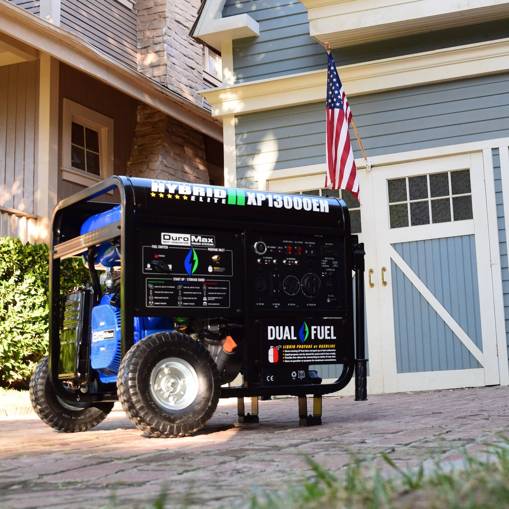 13,000-Watt 500cc Portable Hybrid Gas Propane Generator T82813