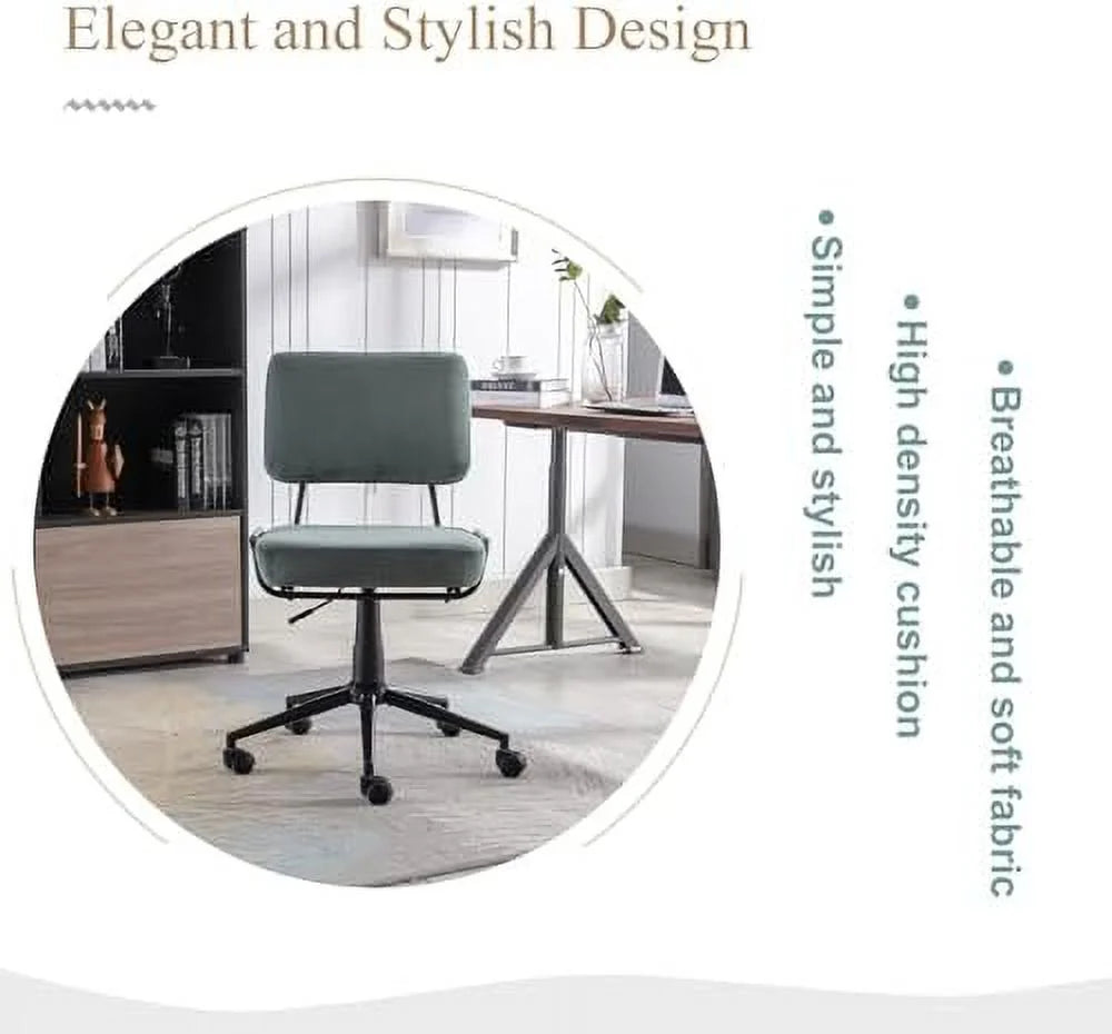 Adjustable Swivel Corduroy Office Chair H518