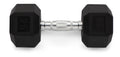 25lb Rubber Hex Dumbbell M949