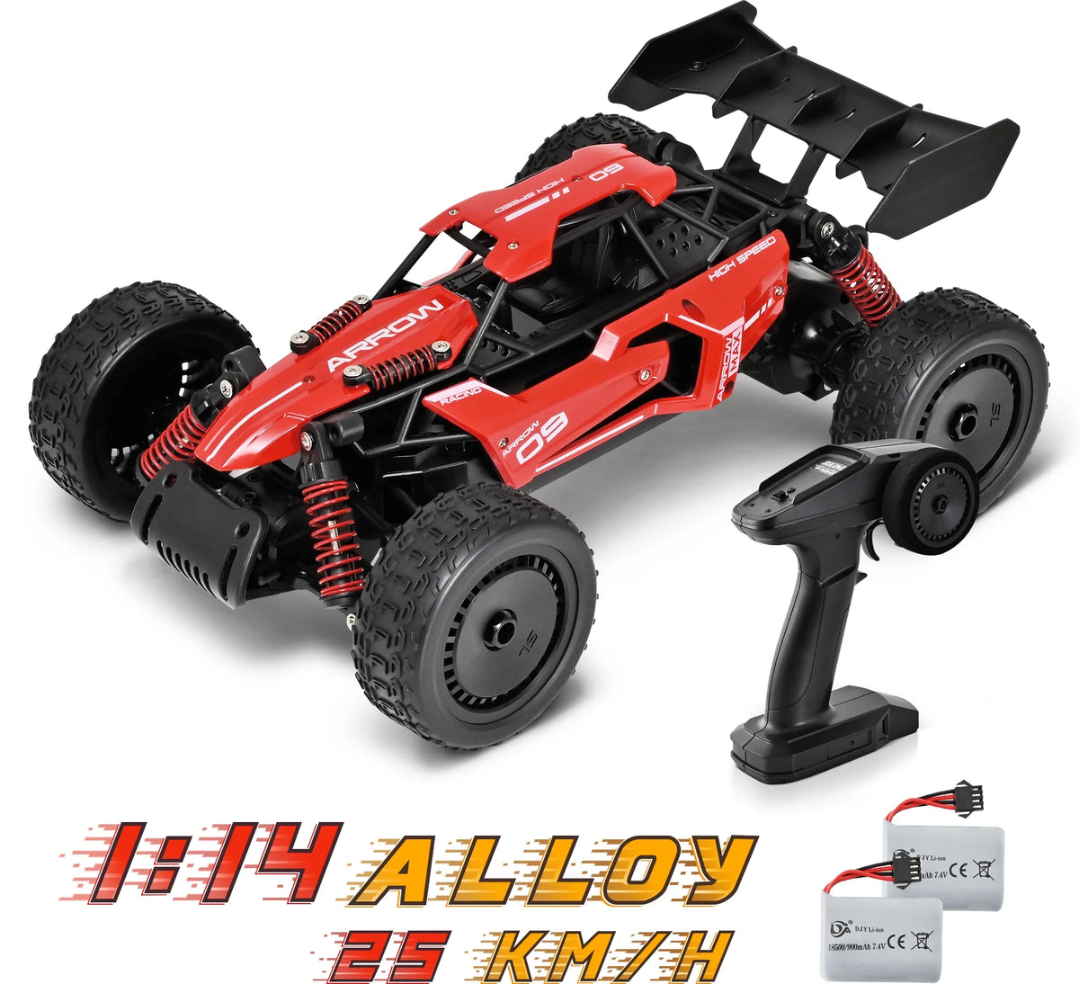 Remote Control Car 1:14 Alloy High Speed RC Racing Car V544