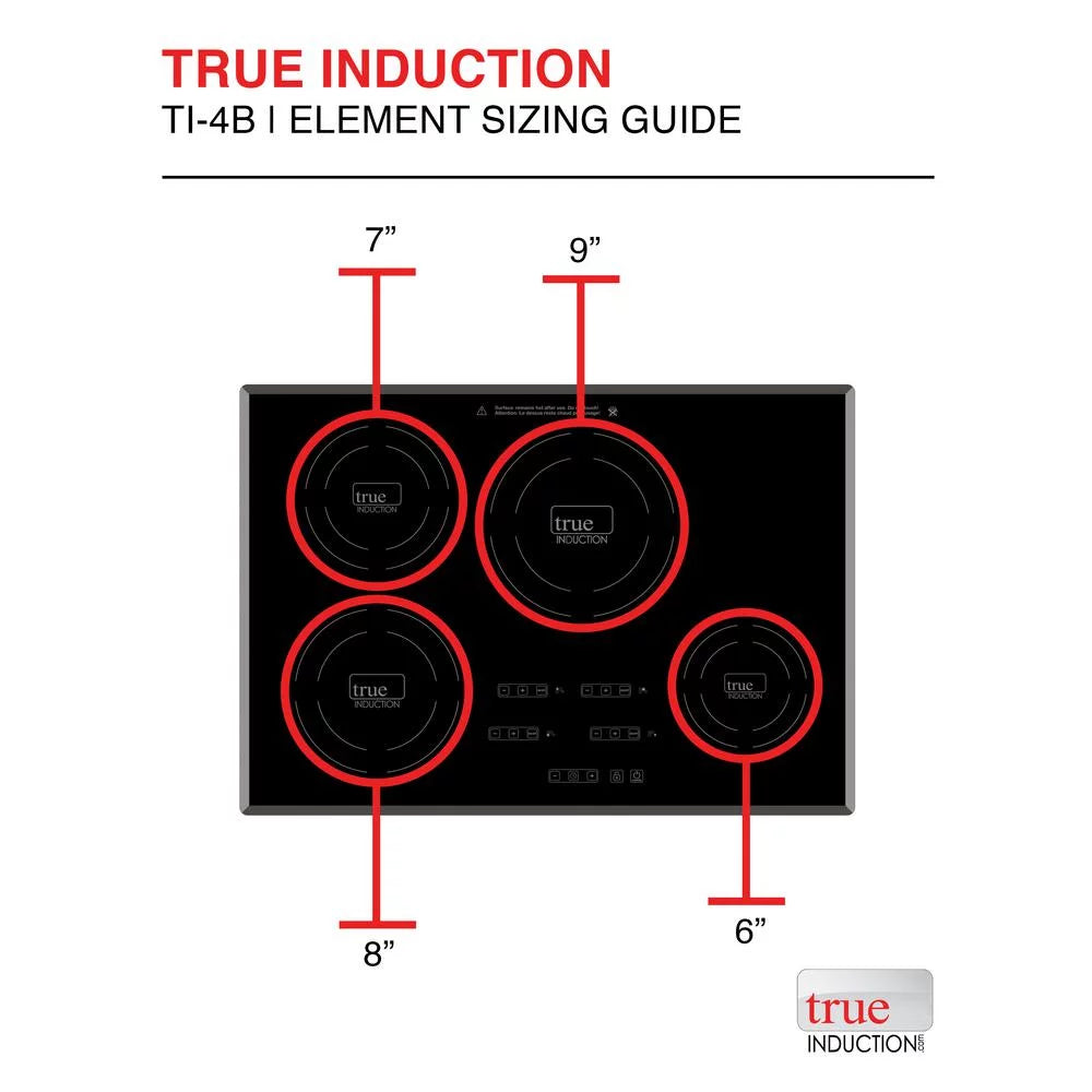 30-inch 4 Burner Induction Cooktop T6677
