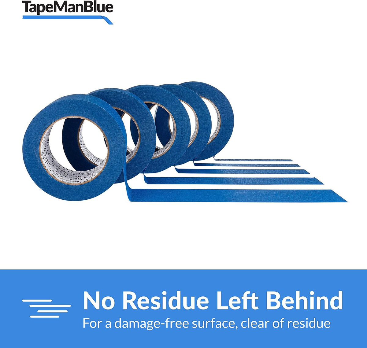 Blue Painters Tape, 2 inch x 60 Yards, Case of 24 Rolls V66277
