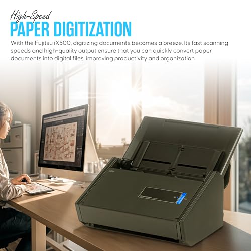 Fujitsu Receipt Scanner for Mac & PC USB Duplex Scanning I96255