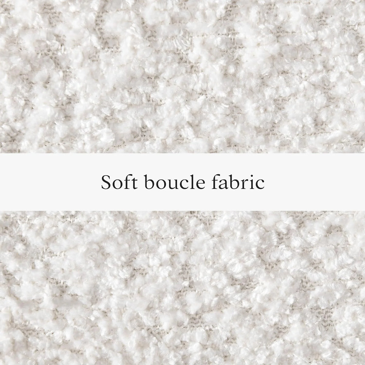 Queen Boucle Platform Bed F825520