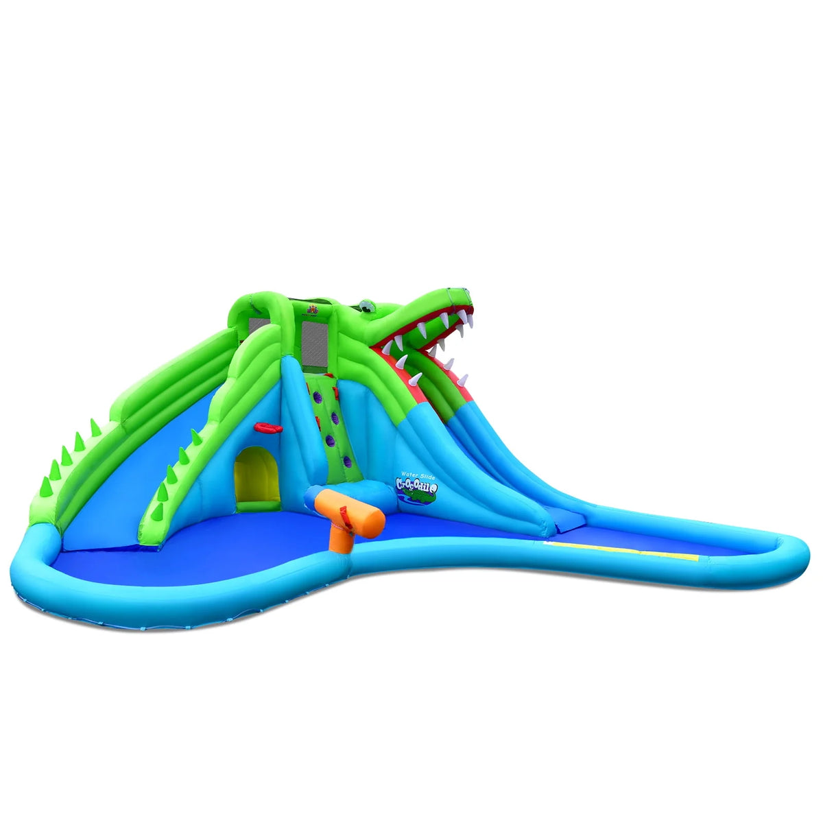 Inflatable Crocodile Water Slide Park with Pool B172248