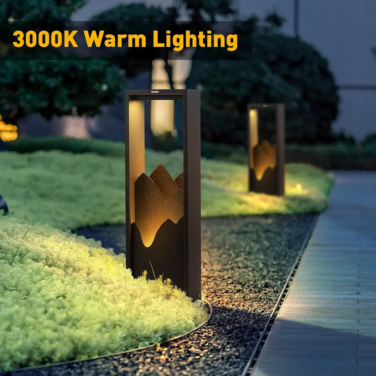 Stainless Steel 3000K LED 26 Inches Outdoor Bollard Light V577