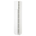White High Cabinet with 2 Doors W382