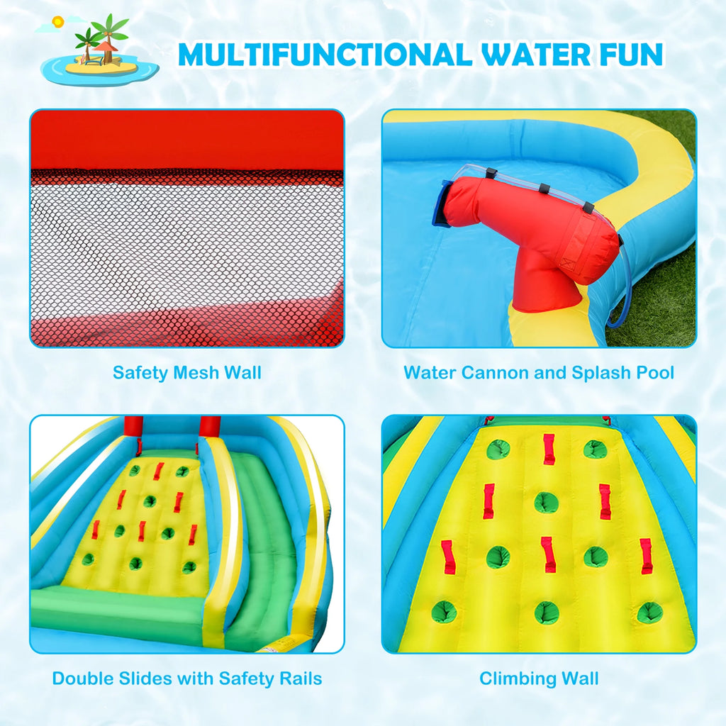 Inflatable Bouncy Splash Pool Climbing Wall T57250