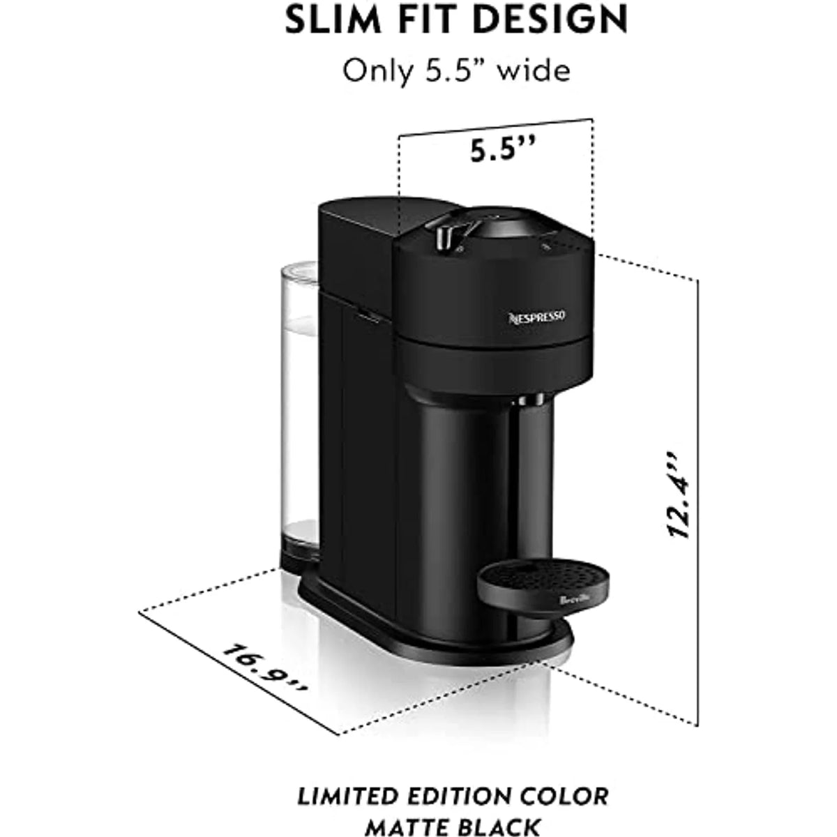 Black Single Serve Coffee and Espresso Machine K5410