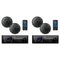 5.25 Inch Bluetooth Marine Receiver Stereo & Speaker Kit N8991