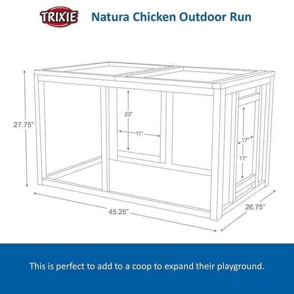Large Metal Chicken Coop Walk-in Poultry Cage with Waterproof Cover Y67574