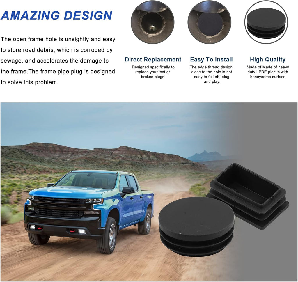 Rear Wheel Well Hole Cover Cap 4PCS J566723