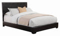 Black Full Upholstered Bed S9626