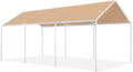 10x20 FT Gray Carport T7758