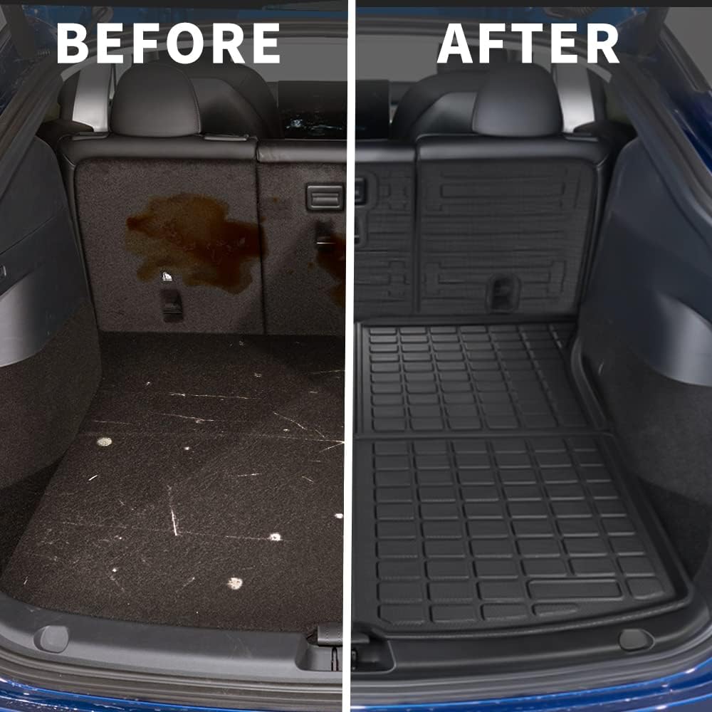 All Weather Cargo Liner Mat with Backrest Mats Set of 4 H181578