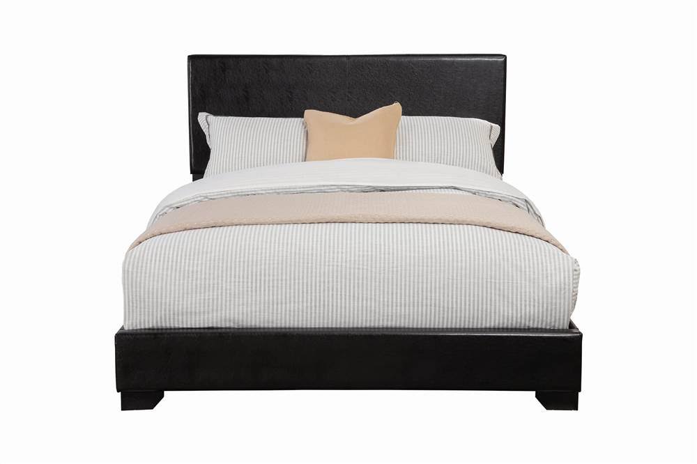 Black Full Upholstered Bed S9626