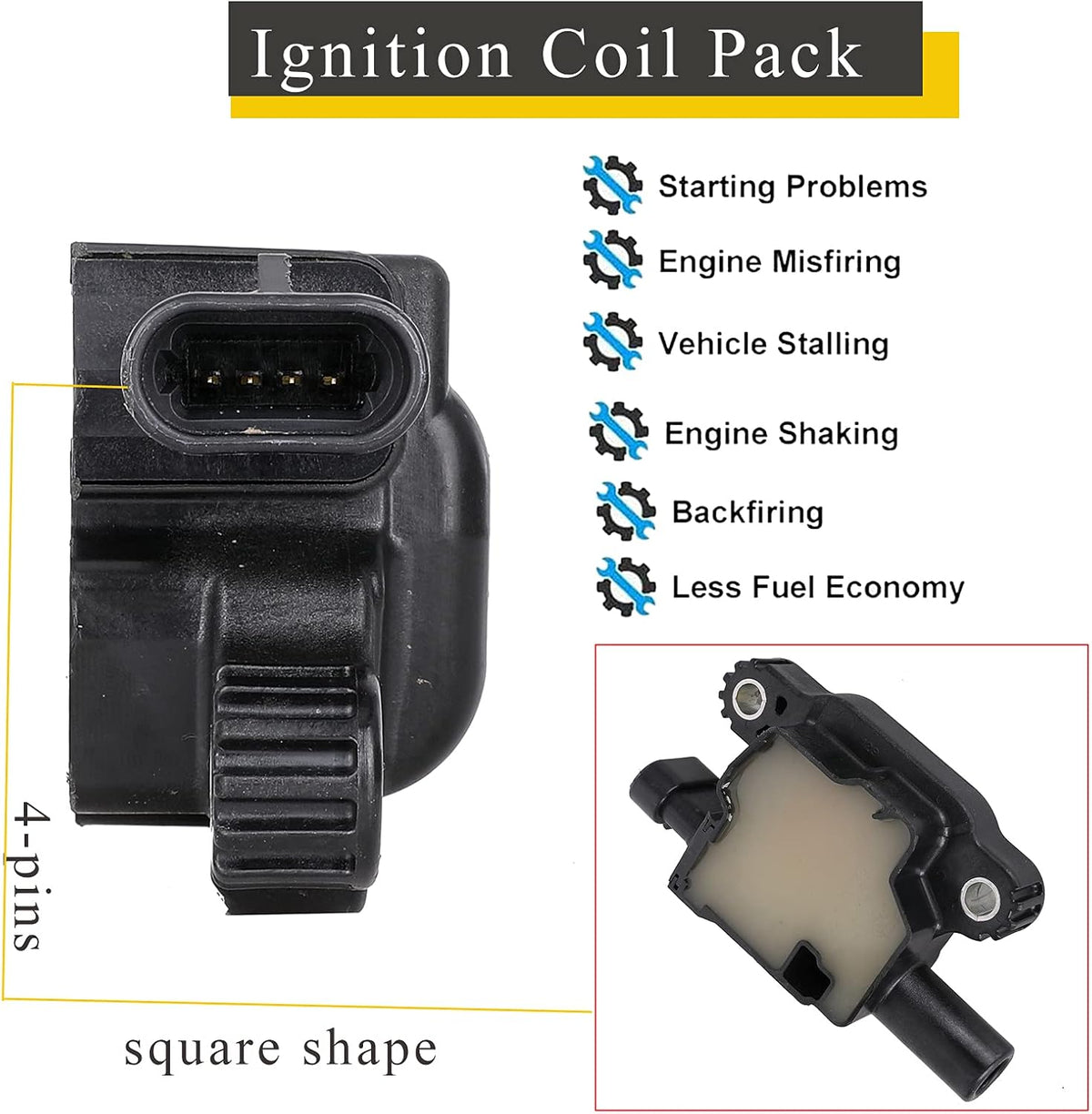 Ignition Coil Pack Set of 8 W29436
