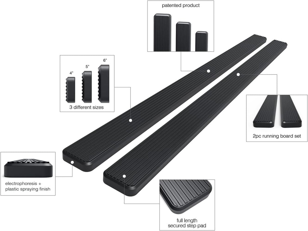 Black Running Boards D37038
