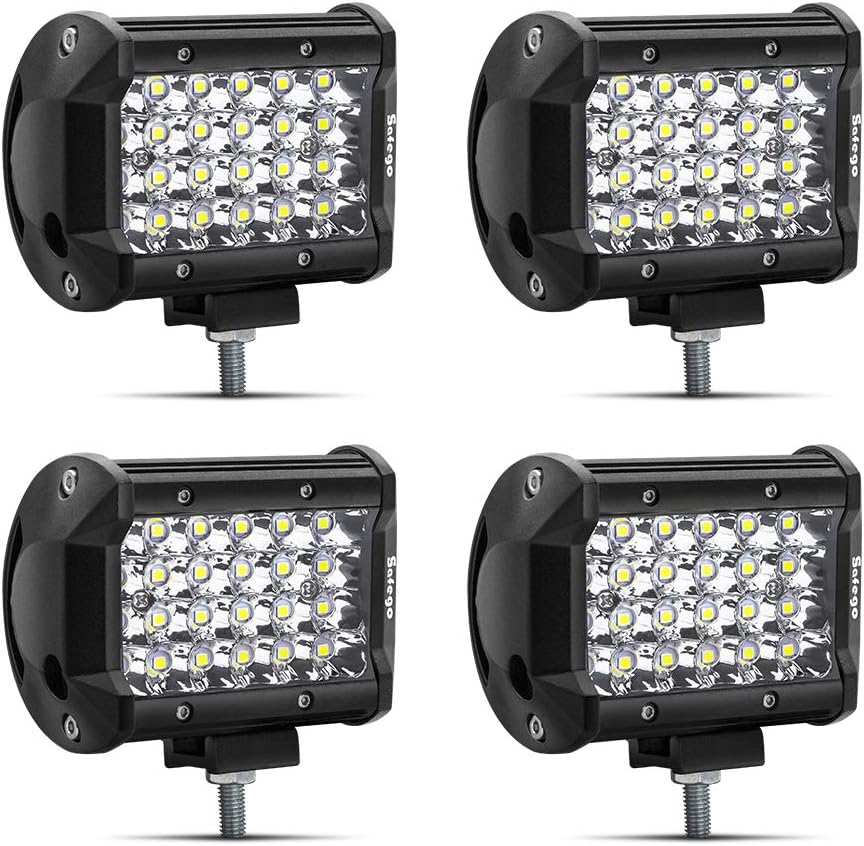 5 Inch Round LED Driving Lights 2pcs 68W Dual Color 6000K White & 3500K Amber S491998