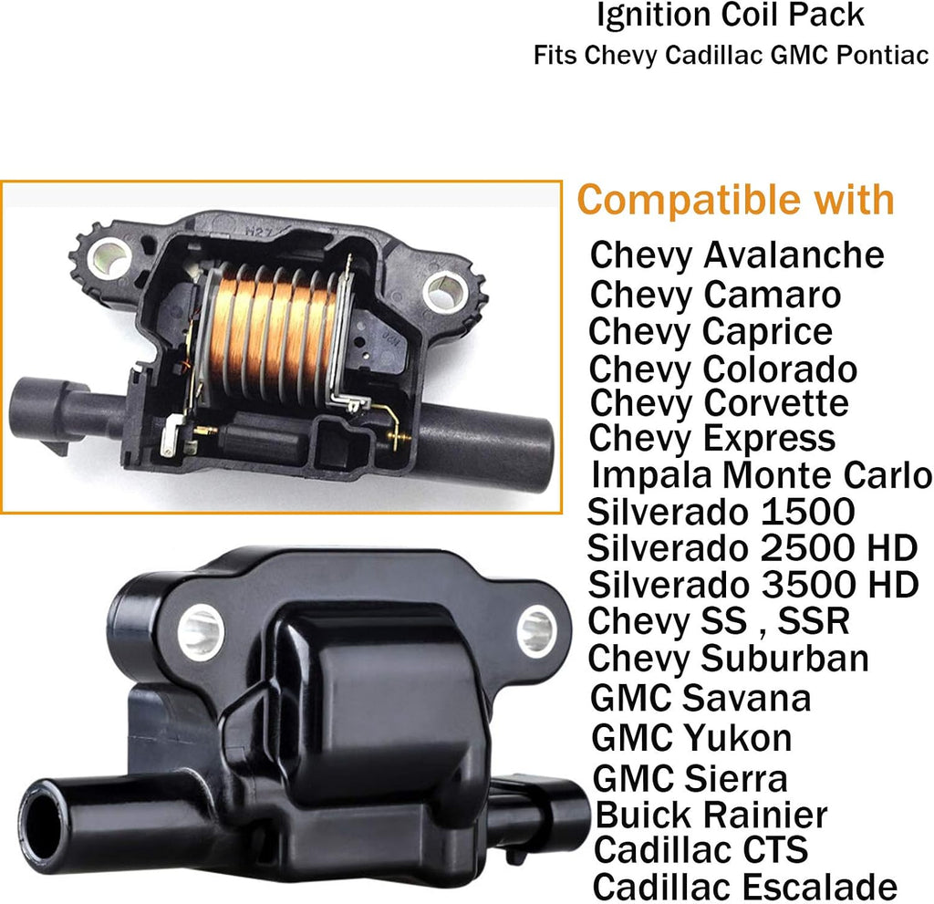 Ignition Coil Pack Set of 8 W29436