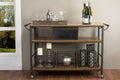 Wood and Metal Kitchen Cart B13275
