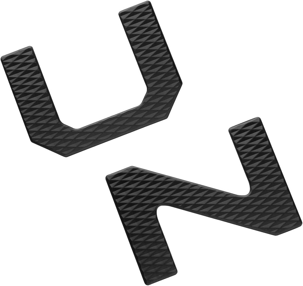 Chrome and Black Tailgate Letter Inserts G514
