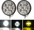 5 Inch Round LED Driving Lights 2pcs 68W Dual Color 6000K White & 3500K Amber S491998