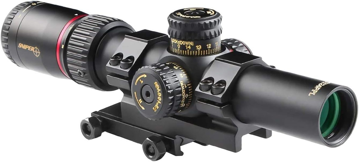 Illuminated Reticle 30mm Tube Rifle Scope 1-5X24 First Focal Plane Scope R733