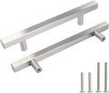 5 Pack Stainless Steel Square Cabinet Handles 5 Inch T4218