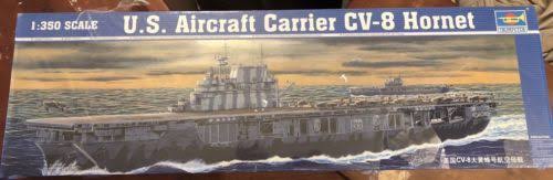 1/350 USS Hornet CV8 Aircraft Carrier Model Kit E80411